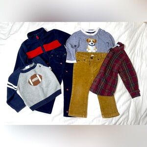 Janie and Jack & Gymboree ~ 6 Piece Lot / Bundle Lot ~ Boys 18-24 Months